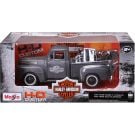 Set masina si motocicleta, Maisto, H-D Custom, 1948 Ford F1 Pick Up si 1942 WLA Flathead, 1:24