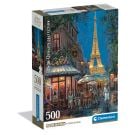 Puzzle Clementoni, Night at the Eiffel Cafe, 500 piese