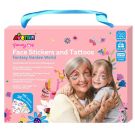 Set stickere si tatuaje pentru fata, Avenir, Gradina Fantastica