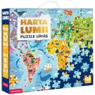 Puzzle Mimorello, Harta Lumii, 168 piese