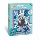 Set de pictura pe numere, Happi Hobbi, Picteaza si inrameaza, Panda visator