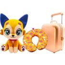 Jucarie de plus si accesorii in troler, Lovables Luggables, Solly Safari