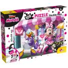Puzzle 2 In 1 Lisciani, Minnie Mouse, Plus, 108 piese