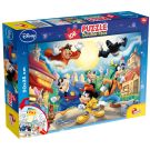 Puzzle 2 In 1 Lisciani, Mickey Mouse Detectiv, Plus, 108 piese