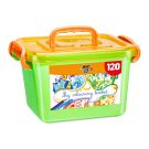 Set de colorat in cutie, Bic, 60 markere si 60 creioane
