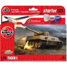 Set de constructie, Airfix Starter Set, Tiger 1, 39 piese