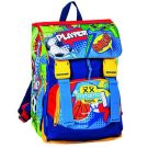 Ghiozdan cu 4 compartimente, Mitama, 4Zip, PopSport, Albastru