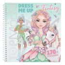 Carte cu stickere, Depesche, TopModel, Dress Me Up, Fantasy