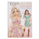 Carte cu stickere, Depesche, TopModel, Dress Me Up, Summer Feeling