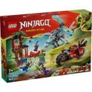 LEGO® Ninjago - Lupta la casa din copac cu vehicule ninja (71857)