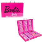 Set de colorat in trusa, Barbie, 137 piese