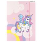 Mapa cu elastic A4, Starpak, Unicorn