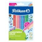 Set 12 carioci, Pelikan, Colorella Duo, C407