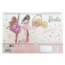 Bloc de desen si stickere, Barbie, Ballet, 40 file
