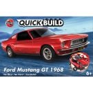 Set de constructie, Airfix Quickbuild, Ford Mustang Gt 1968, 45 piese