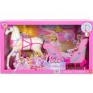 Set de joaca, Barbie in The Nutcracker Land Of Sweets Horse & Sled, JNH63
