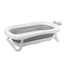 Cadita pliabila pentru bebelusi cu dop de scurgere, Lorelli Royal, 83 cm, Grey