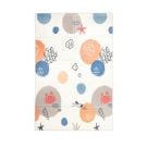 Covoras de joaca termic, Lorelli, din spuma XPE, design cu doua fete, pliabil, impermeabil, 120 x 180 cm, Ocean and Stars