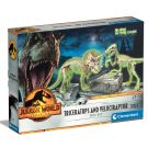 Kit arheologic, Clementoni, Glow in the Dark, Triceratops si Velociraptor