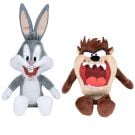 Set 2 jucarii din plus Play By Play, Bugs Bunny, 18 cm si Diavolul Tasmanian, 16 cm