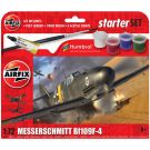 Set de constructie, Airfix Starter Set, Messerschmitt Bf109F-4, 30 piese