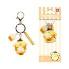 Breloc cu pandantiv si curea, Yume, Hello Kitty and Friends, Tea Party Series, Pompompurin