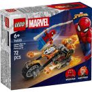 LEGO® Super Heroes - Omul Paianjen vs Calaretul fantoma pe motocicleta (76335)