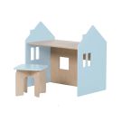 Set birou si scaunel Home Concept, Bleu