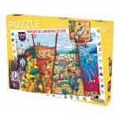 Puzzle Noriel Lumea vesela - Regatul animalelor (240 piese)