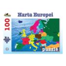 Puzzle Noriel Harta Europei, 100 piese
