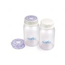 Set 2 recipiente pentru colectarea laptelui Nuvita, 250 ml