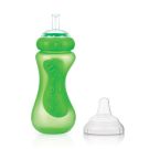 Nuby Pahar cu pai sport Vari-Flo Sistem 300 ml, Verde