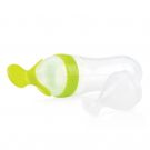 Nuby Squeeze feeder Biberon din silicon 90 ml , Verde