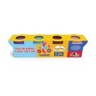 Plastelino - Pasta de modelat Tutti Frutti, 4 culori