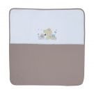 Paturica bebe Lorelli Classic Za Za - Beige, 90x90 cm