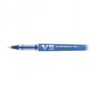 Pix cu varf Roller, Pilot, V5, Hi-Tecpoint, reincarcabil, Albastru, 0.5 mm