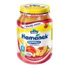 Piure Hamanek Happy Fruit cu mere si piersici, 190 g