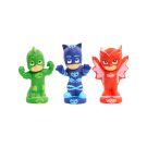 Set 3 figurine de baie Pj Masks - Pisoi, Bufnita, Sopi