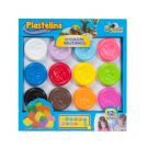 Plastelino - Multipack, 12 culori de Plastilina