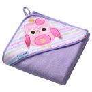 Prosop cu gluga BabyOno, 76x76 cm - Mov