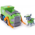 Figurina si autovehicul Paw Patrol, Rocky si camionul de reciclare
