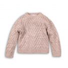 Pulover tricotat tesatura lurex si paiete Minoti