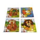 Puzzle din lemn Beeboo, 4 modele