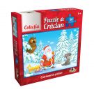 Puzzle Noriel Colectia de Craciun - Craciunul in padure, 60 piese