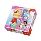 Puzzle Trefl 4 in 1 Disney Princess (35, 48, 54, 70 piese)