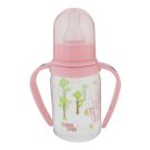 Biberon PP cu maner Primii Pasi, 125 ml