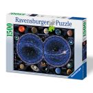 Puzzle Ravensburger Celestial Map, 1500 piese
