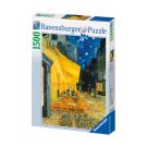 Puzzle Ravensburger Van Gogh, Cafe Terasse at night, 1500 piese