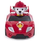 Figurina Paw Patrol Racers, Marshall si masinuta de salvare