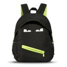 Rucsac gradinita Zipit Talking Monster Junior - negru-galben